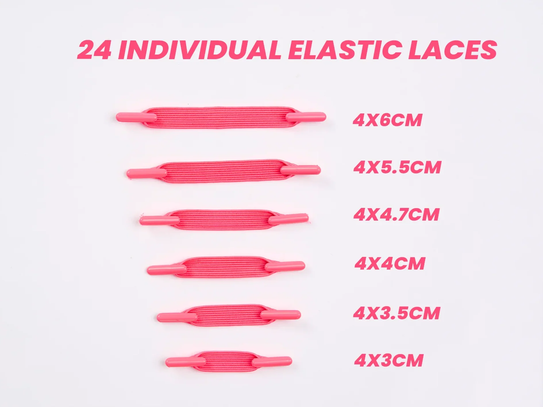 Suspense Elastische Schnürsenkel  Pink - Image 3